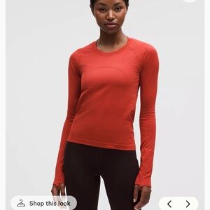 Lululemon Swiftly Tech Long-Sleeve Shirt 2.0 Waist Length